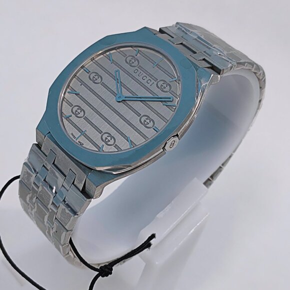 New Gucci Quartz 163.4 Green Dial Wristwatch for Men - Picture 3 of 7